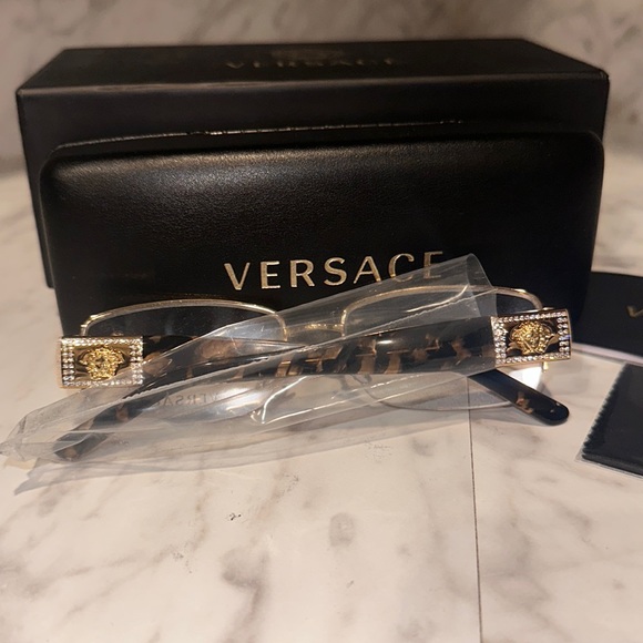 Versace Diamond Crystal Eyeglasses - Picture 2 of 4